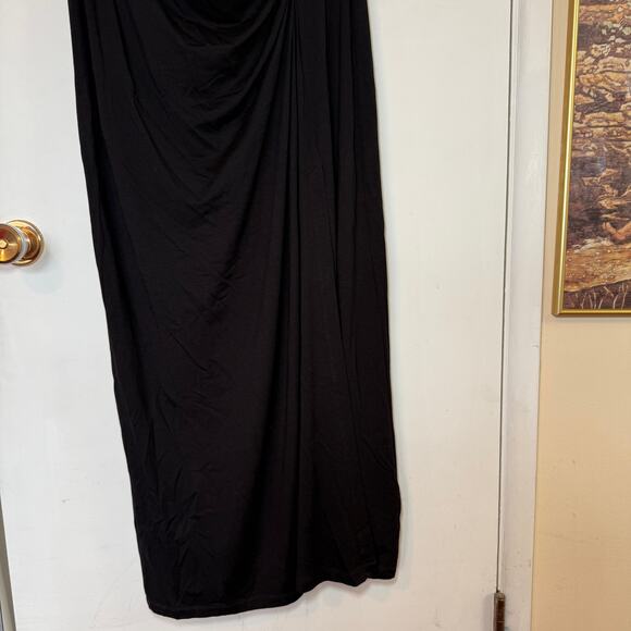 Isabel Marant Etoile Naerys Ruched Stretch Jersey Maxi Shirt Dress Sz 42 / 10 - Picture 8 of 15